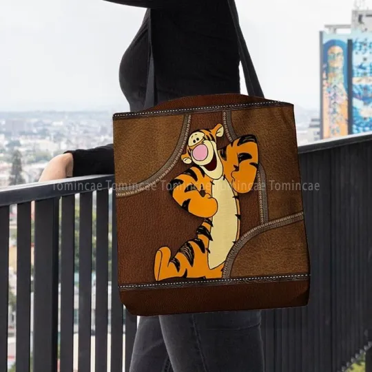 Discover Personalized Tigger Winnie The Pooh Tote Bag, Tigger Lovers Gift Bag
