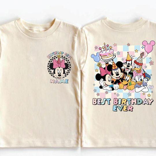 Discover Custom Disney Birthday Shirt Minnie Mouse Birthday Shirt Best Birthday Ever Shirt Birthday Party Tee Disneyland Birthday Shirt Birthday Trip