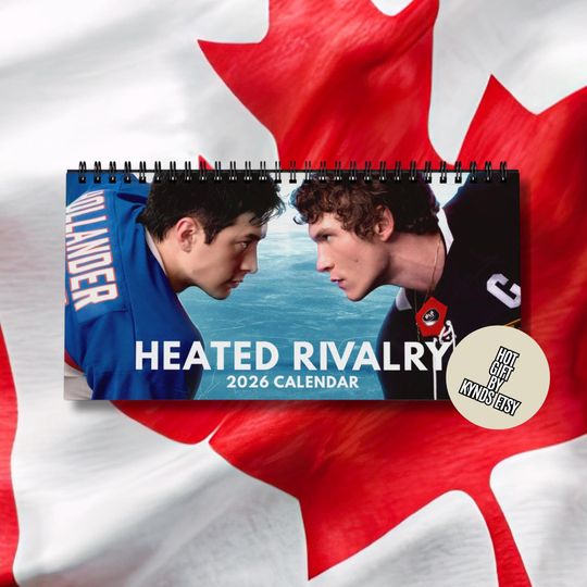 Discover Heated Rivalry Desk Calendar 2026 | Fan | Gift | Hollander Rozanov | LGBTQ | Friend