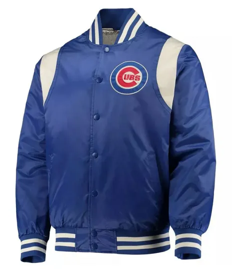 Discover Chicago Cubss Blue Baseball Jacket  (Not Satin, Not Leather)