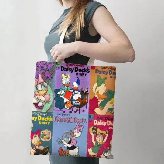 Discover Daisy Duck Tote Bag, Daisy Duck Lovers Gift Bag