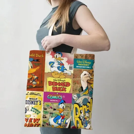 Discover Donald Duck Tote Bag, Donald Duck Lovers Gift Bag