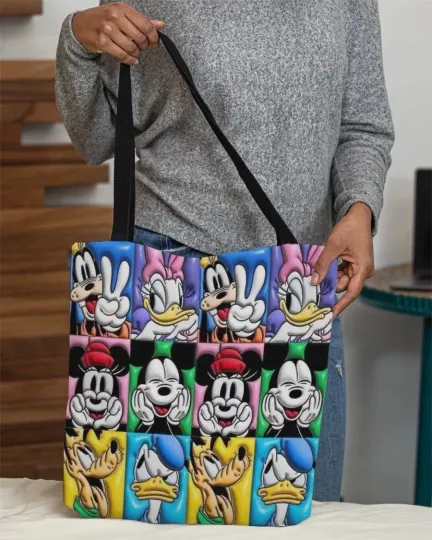 Discover Mickey And Friend Tote Bag, Mouse Lovers Gift Bag