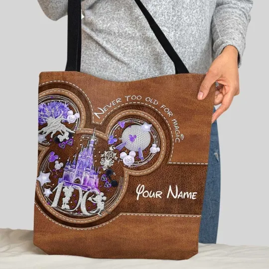 Discover Personalized Disney Mickey Mouse Tote Bag, Mickey Mouse Bag Lovers Gift