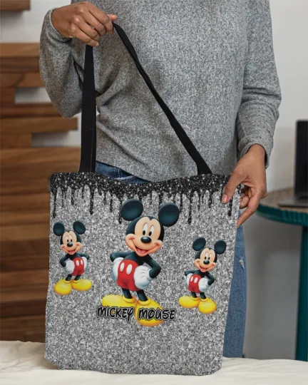 Discover Personalized Disney Mickey Mouse Tote Bag, Mickey Mouse Bag Lovers Gift