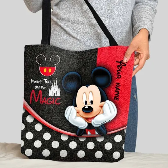 Discover Personalized Disney Mickey Mouse Tote Bag, Mickey Mouse Bag Lovers Gift