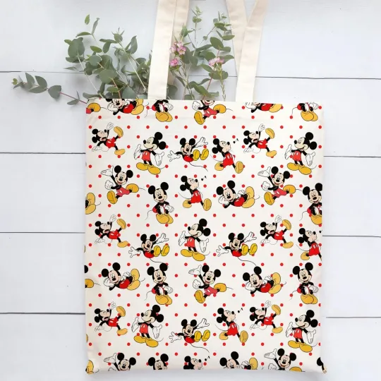 Discover Disney Mickey Mouse Tote Bag, Mickey Mouse Bag Lovers Gift