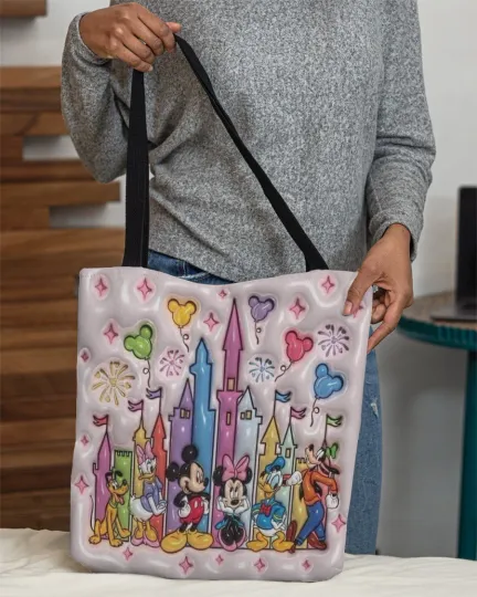 Disney Mickey Mouse Tote Bag, Mickey Friends Bag Lovers Gift