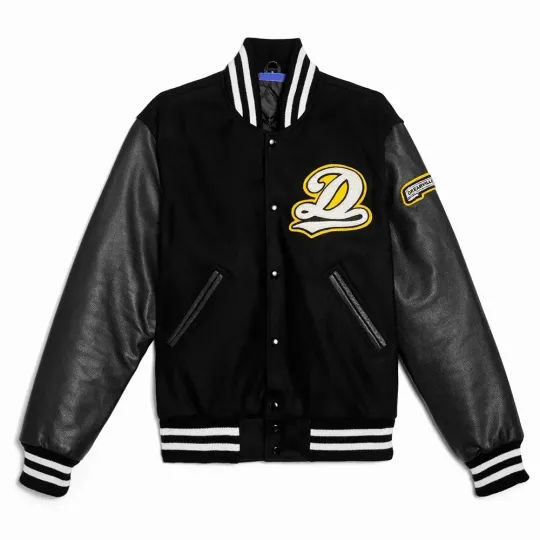 Discover Dreamville Varsity Jacket Men’s Black  (Not Satin, Not Leather)