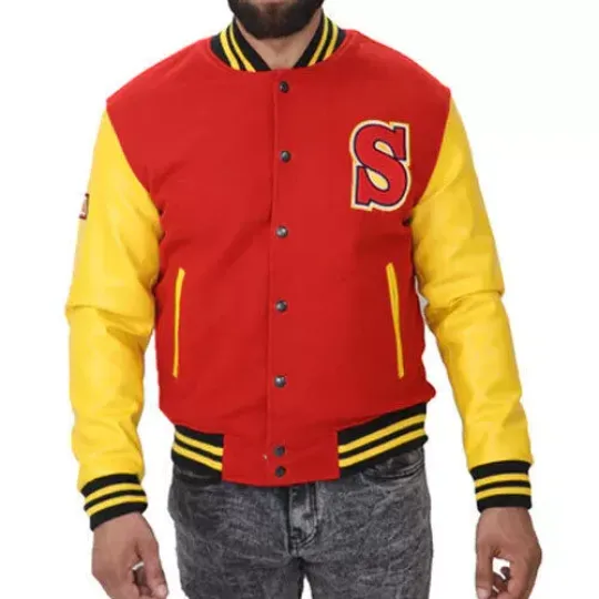 Superman Smallville Crows Clark Kent Varsity  (Not Satin, Not Wool, Not Leather)