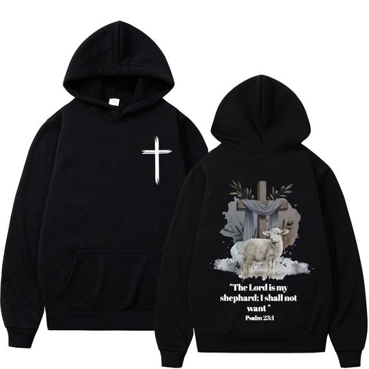 Discover Aesthetics Christian Jesus Bible Verse Hoodies Men Women Clothing Fashion Long Sleeve Hooded Sweatshirts Casual Vintage Pullover