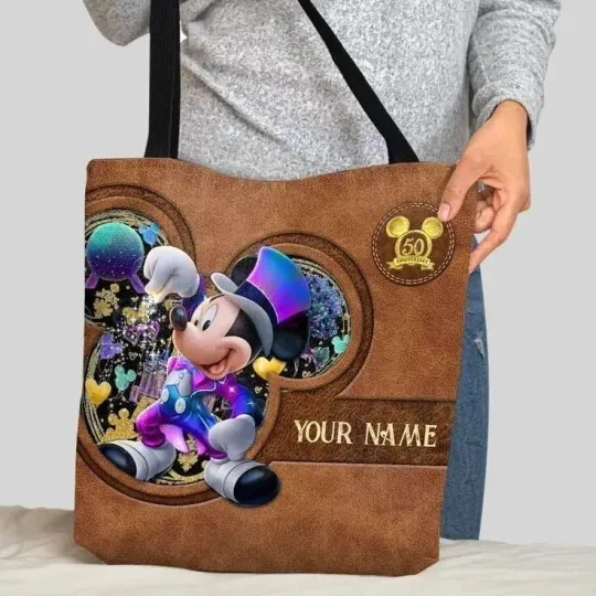 Discover Personalized Disney Mickey Mouse Tote Bag, Mickey Mouse Bag Lovers Gift