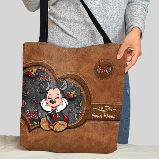 Discover Personalized Disney Mickey Mouse Tote Bag, Mickey Mouse Bag Lovers Gift