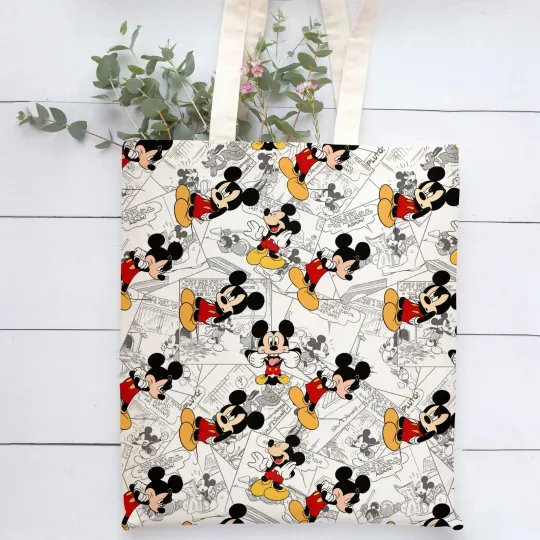 Discover Disney Mickey Mouse Tote Bag, Mickey Mouse Bag Lovers Gift