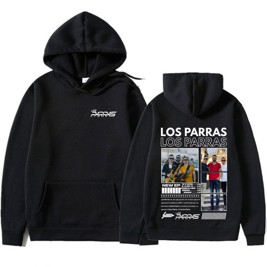Discover Rapper Los Parras Tour Harajuku High Quality Graphic Hoodies Mens Pullovers Unisex Y2k Clothes Aesthetic Sweatshirts Streetwear