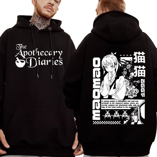 Discover Anime The Apothecary Diaries Hoodie Funny Kawaii Cute Maomao Graphic Men Women Sweatshirt Casual Oversized Aesthetics Pullover