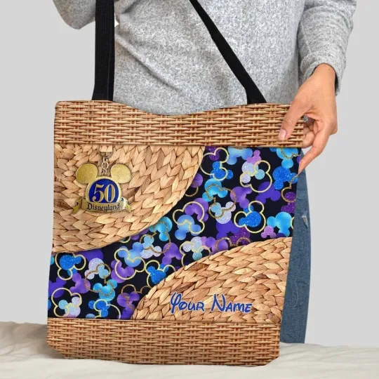 Discover Personalized Disney Mickey Mouse Tote Bag, Mickey Mouse Bag Lovers Gift