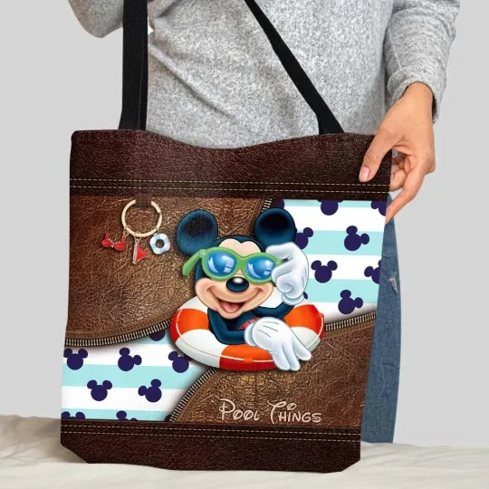Disney Mickey Mouse Tote Bag, Mickey Mouse Bag Lovers Gift
