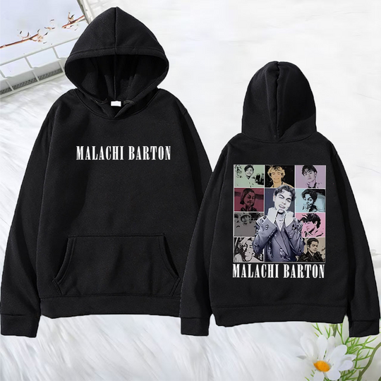 Discover Malachi Barton Graphic Hoodie Men Women's 2025 vintage Autumn Winter Fashion pullovers Long Sleeve Fleece hip hop gothic clothes