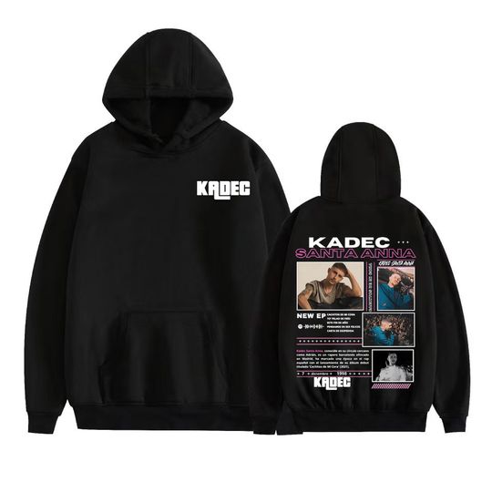 Discover Rapper Kadec Santa Anna Tour 2025 Cover Sweatshirts Men Women Vintage Harajuku Streetwear Hoodies Casual Fleece Oversized Hoodie