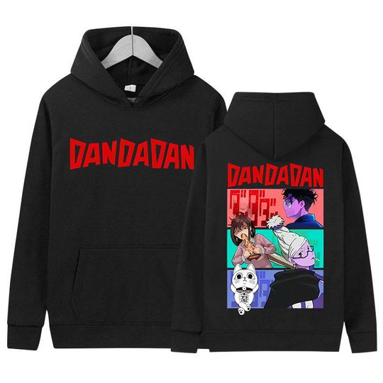 Anime Dandadan Okarun Dan Da Dan Graphic Merch Hoody Mens Women Vintage Aesthetic Sweatshirt Fashion High Quality Fleece Hoodies