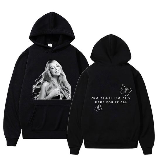 Discover 2025 Hoodies Mariah Carey Here for It All Tour Sweatshirts Men Women Clothing Pullovers Fans Gift Streetwear Long Sleeve Clothes