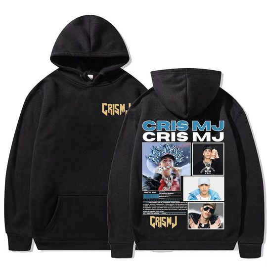 Discover Rapper CRIS MJ Album Tour 2025 Graphic Hoodies Men's Women Fashion Hip Hop Streetwear Sweatshirts High Quality Bodywarmer Hoodie