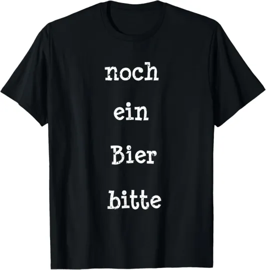 Discover Noch ein Bier bitte Funny German Saying Costume Wear T-Shirt