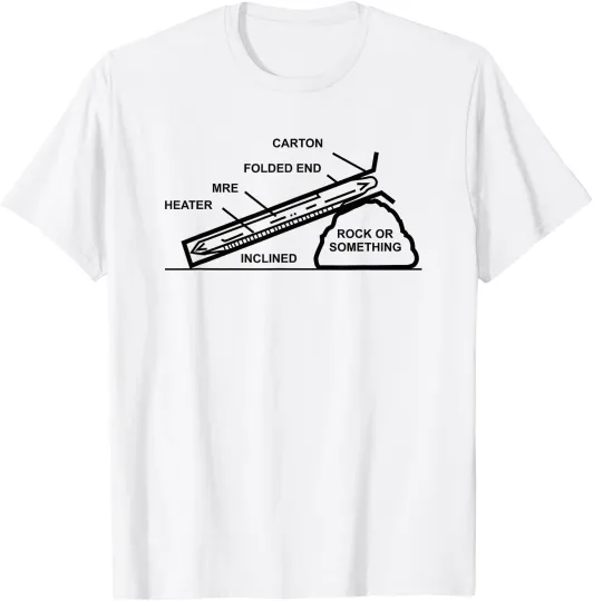 Discover MRE Rock or Something Military Humor T-Shirt