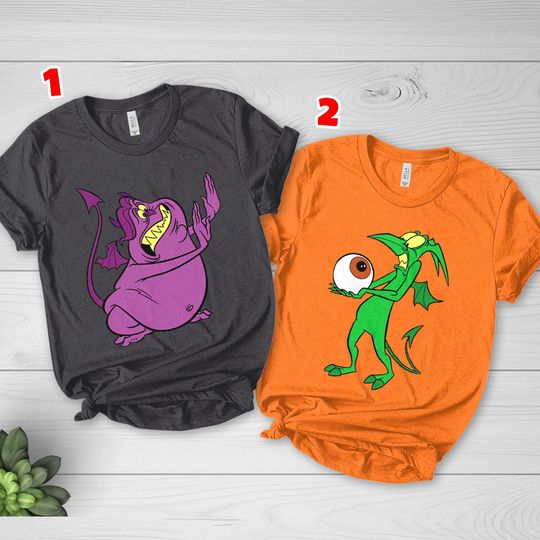 Pain and Panic Halloween Matching T-Shirt, Disney Hercules Shirt, Funny Animal Antagonists Couple Shirt