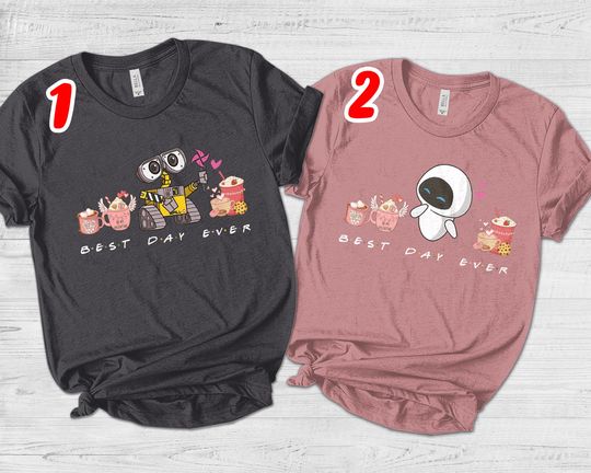 Discover Wall-E and Eve Shirts, Wall-E and Eve Couple Shirts, Wall-E and Eve Matching Shirts