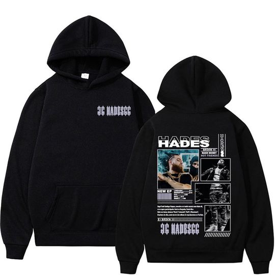 Discover Rapper Hades 66 Make Money Not Friends Album Cover Pullover Hoodies Men Women Harajuku Hip Hop Street Pop Music Hoody Sweatshirt
