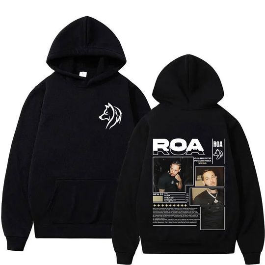 Discover Rapper ROA Tour Album Merch Hoodies Men Women Clothes Hip Hop Gothic Autumn/Winter High Quality Sweatshirt Fashion Fleece Hoodie