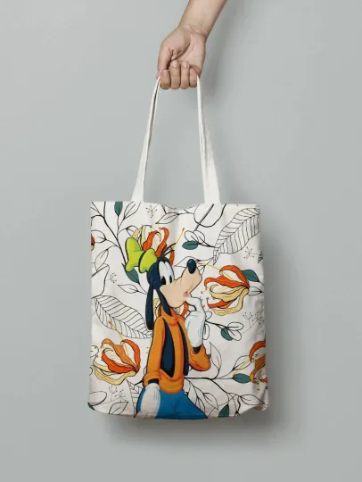 Discover Personalized Disney Goofy Tote Bag, Funny Goofy Handbag, Goofy Lovers Gift