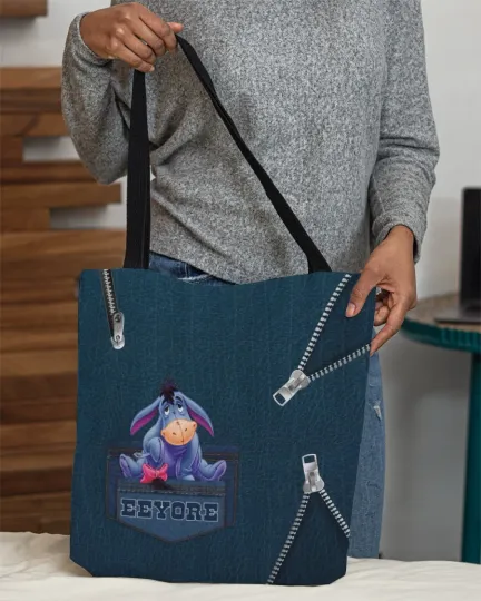 Discover Personalized Disney Eeyore Tote Bag, Funny Eeyore Handbag, Eeyore Lovers Gift