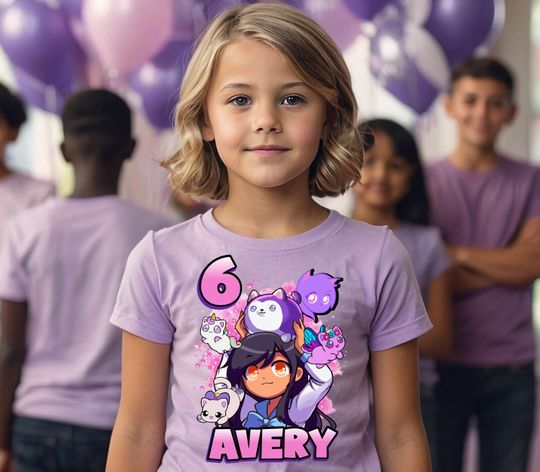 Discover Girls Family Personalized Shirt Birthday Custom Tshirt Unisex Kids Birthday Girl Birthday Girl Raglan Tee