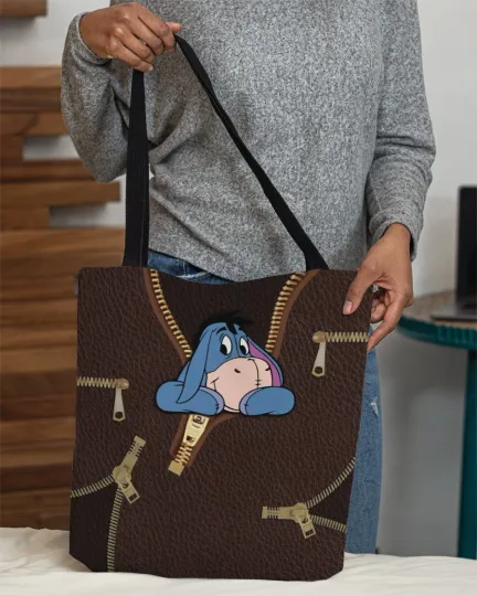 Discover Personalized Disney Eeyore Tote Bag, Funny Eeyore Handbag, Eeyore Lovers Gift