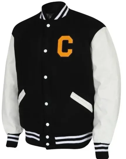 Discover Cadillac Mens Varsity Jacket Black White (Not Satin, Not Wool, Not Leather)