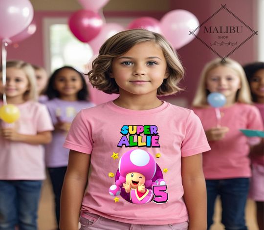 Discover Personalized Toadette All Family T Shirt Custom Birthday Tshirt