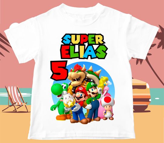 Discover Personalized Mario All Family T Shirt Custom Birthday Tshirt