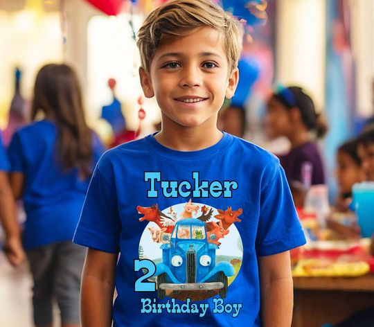 Discover Little Blue Truck Family Personalized Shirt Birthday Custom Tshirt