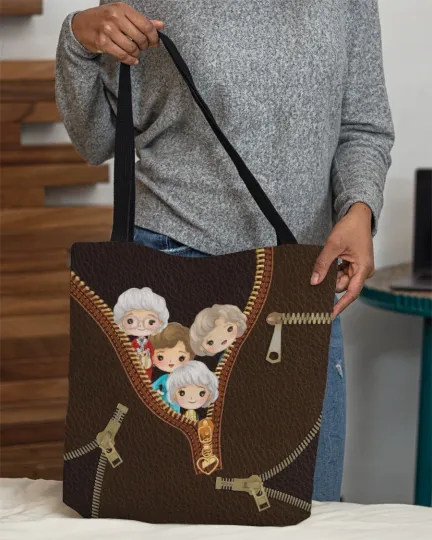 Discover Personalized Stay Stay Golden Tote Bag, Stay Golden Lovers Shoulder Bag Gift