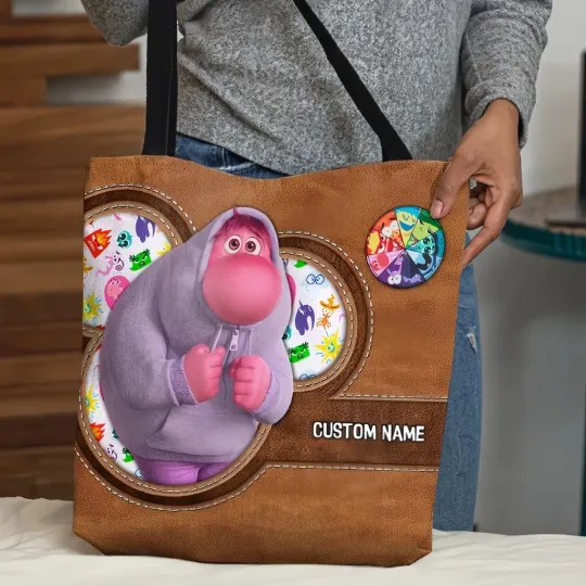 Personalized Disney Inside Out Tote Bag, Inside Out Embarrassment Tote Bag Gift