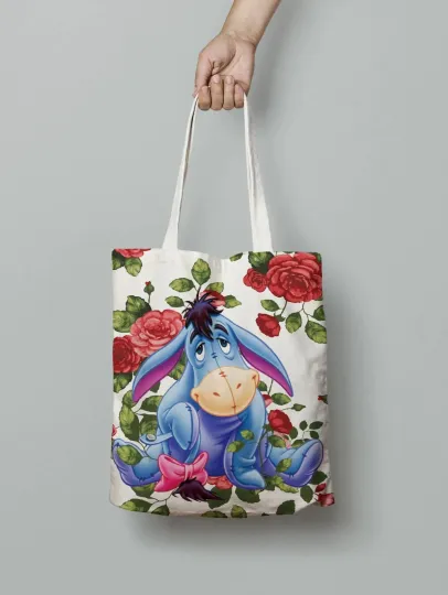 Discover Personalized Disney Eeyore Tote Bag, Funny Eeyore Handbag, Eeyore Lovers Gift