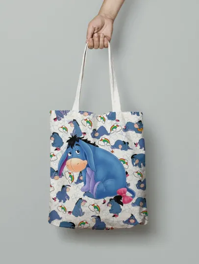 Discover Personalized Disney Eeyore Tote Bag, Funny Eeyore Handbag, Eeyore Lovers Gift