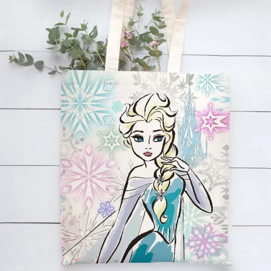 Discover Personalized Disney Elsa Tote Bag, Lovely Elsa Frozen Handbag, Elsa Lovers Gift