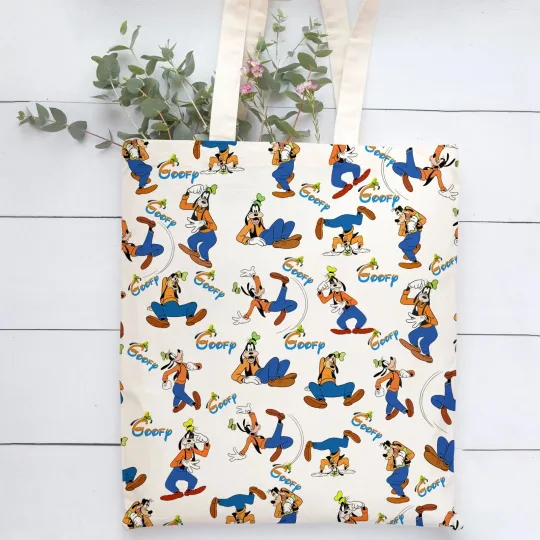Discover Personalized Disney Goofy Tote Bag, Funny Goofy Handbag, Goofy Lovers Gift