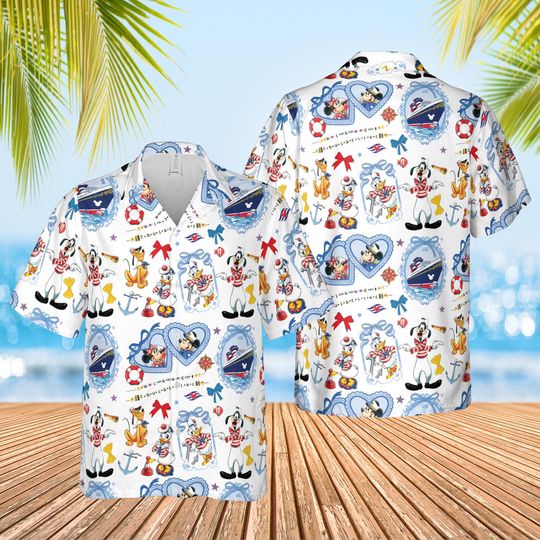 Discover Disney Mickey And Co Cruise Hawaiian Shirt, Mickey Cruise Hawaiian Shirt, Disney Cruise Hawaiian Shirt, Summer Gift, Cruise Gift
