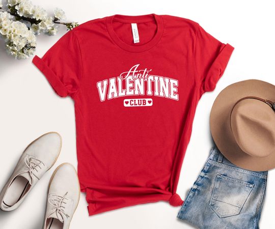 Discover Funny Anti Valentine Shirt | Unisex Graphic Tee for Self Love | Anti Valentine's Day T-Shirt