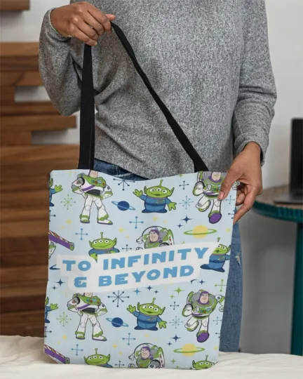 Discover Buzz Lightyear Tote Bag, Disney Toy Story Bag Lovers Gift
